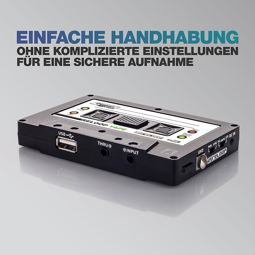 Reloop TAPE アダプタータイプ 中古 DJ録音機器 機材を選ばずDJ MIXを超かんたん録音！】RELOOPのTAPEを今さら